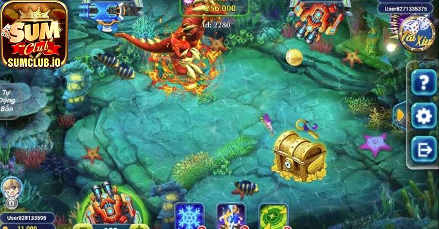 Game bắn cá online trang bị rất nhiều tính năng thú vị